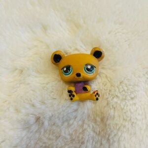 Littlest Pet Shop Honey Bear With Purple Shirt #1835